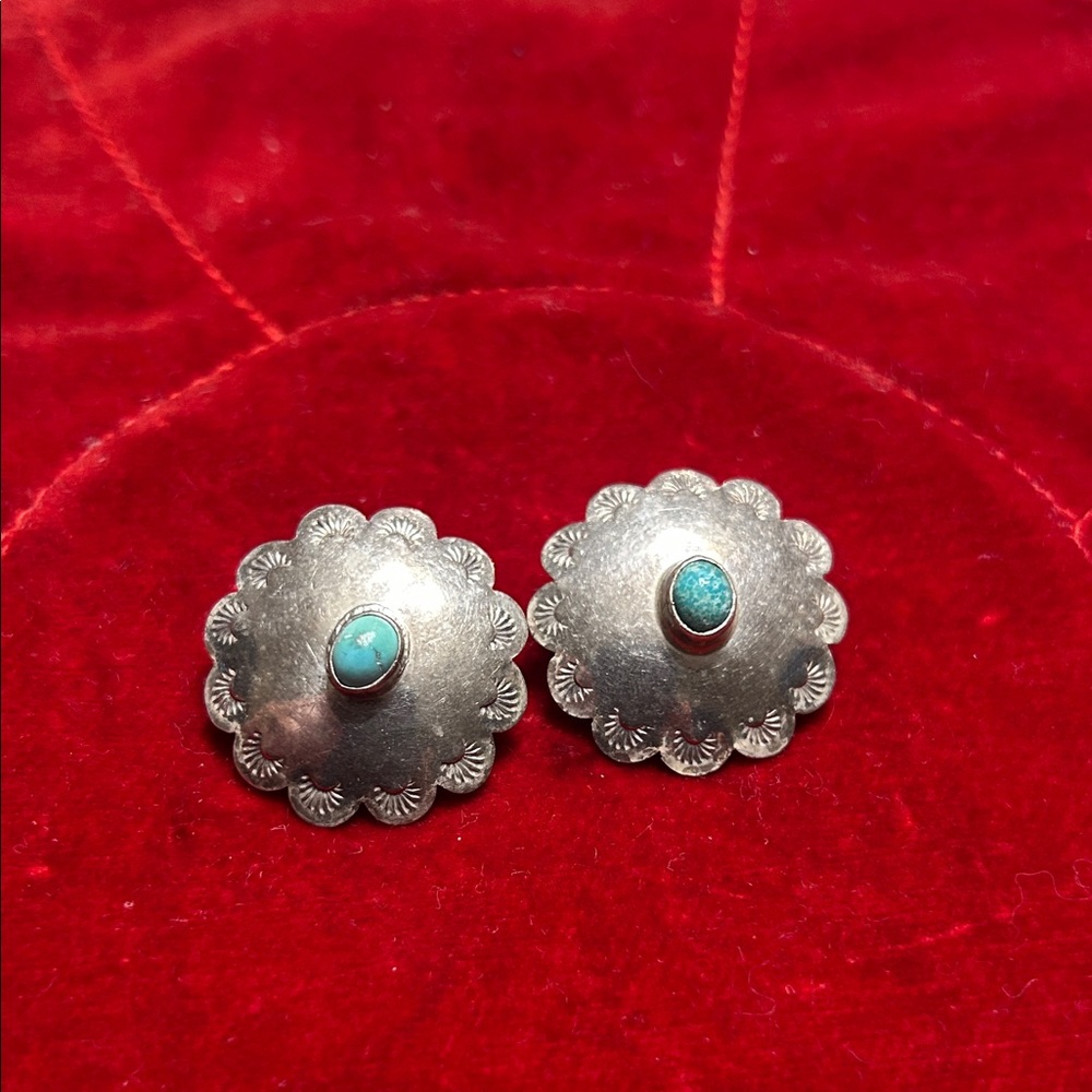 Sterling Silver and Turquoise Earrings